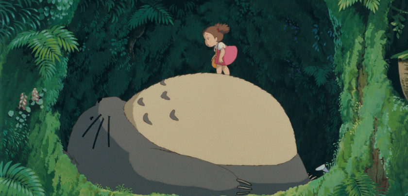 Primera aparición de Totoro en el filme