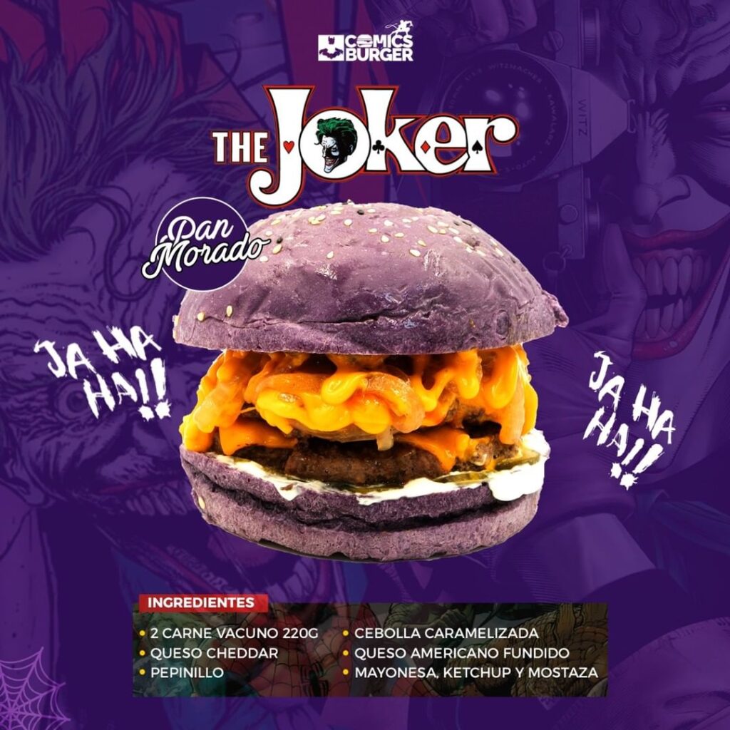 Joker Comics Burguer hamburguesa