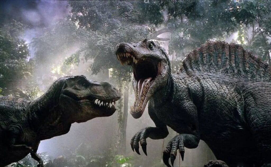 Jurassic Park T. Rex Espinosaurio