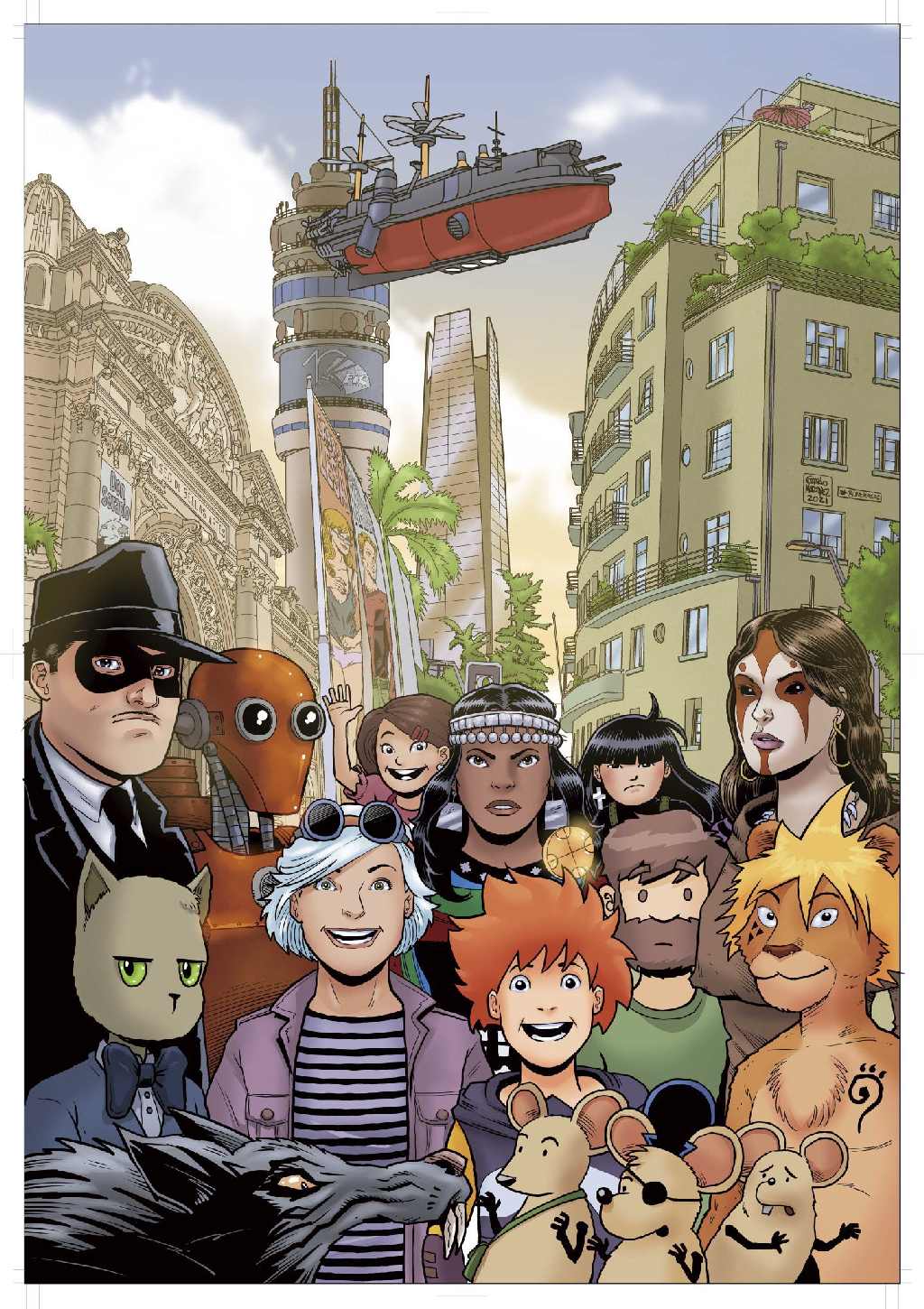 Personajes historieta comic chileno