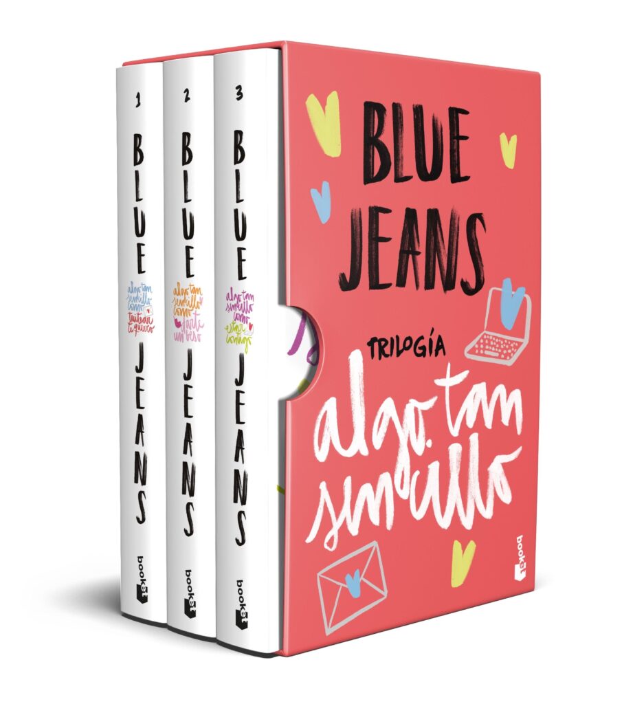 Caja libros Blue Jeans estuche