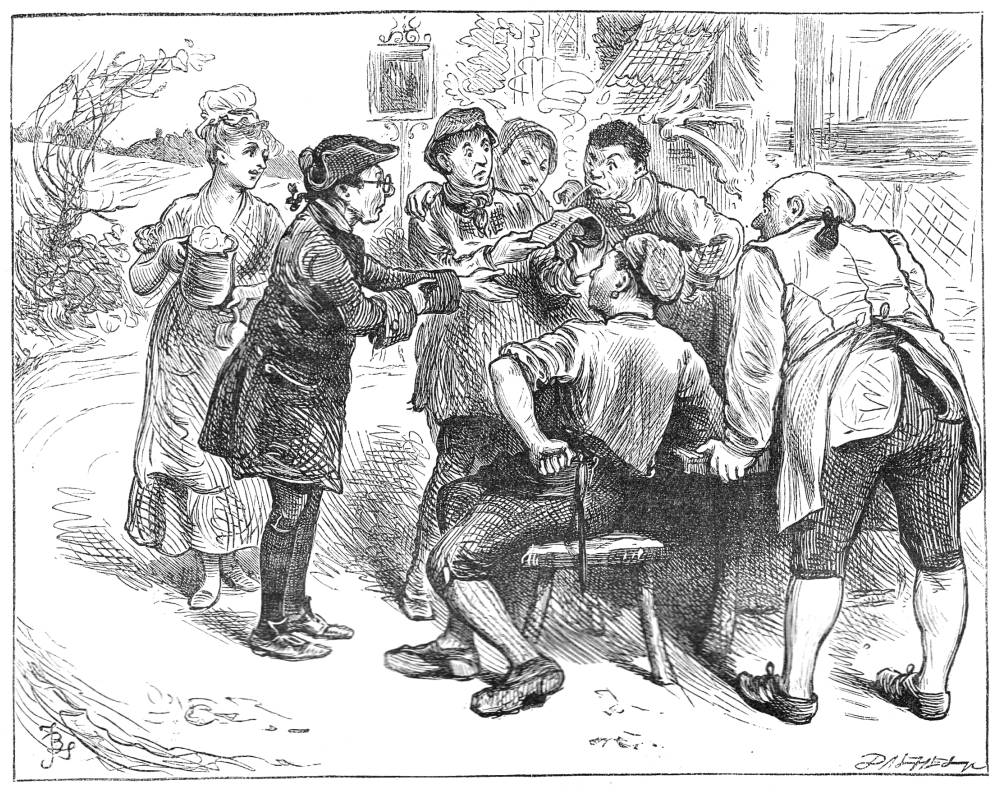 La Batalla de la Vida Charles Dickens ilustración Navidad