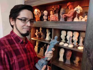 Entrevista: Andrés Cepeda y la escultura geek en Chile