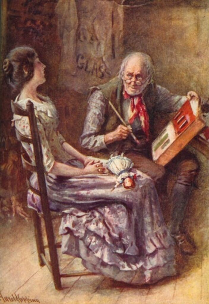 El grillo del hogar Charles Dickens ilustración