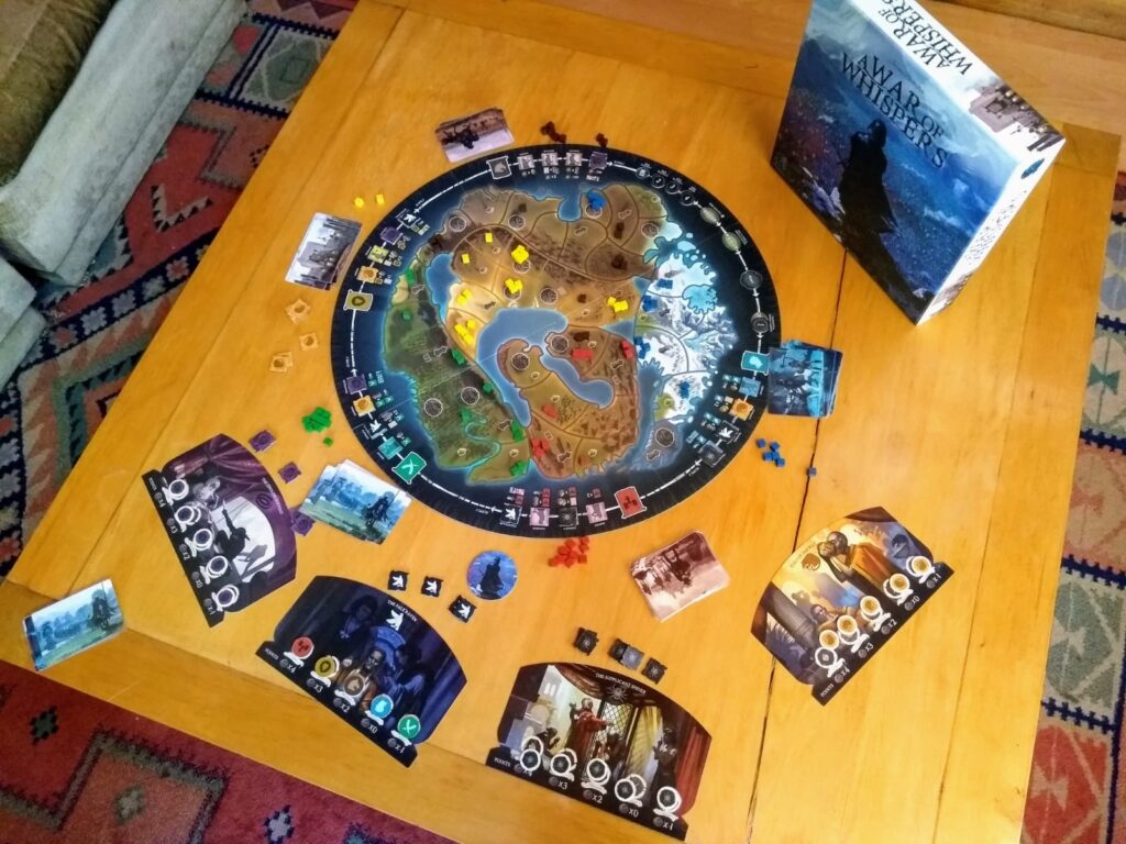 A war of whispers juego de mesa
